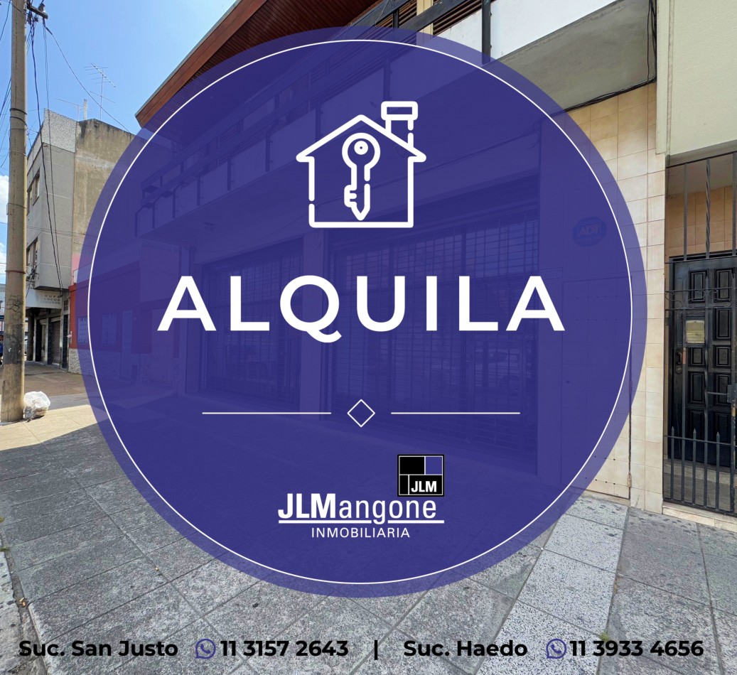 Locales 160 m2 en San Justo Centro