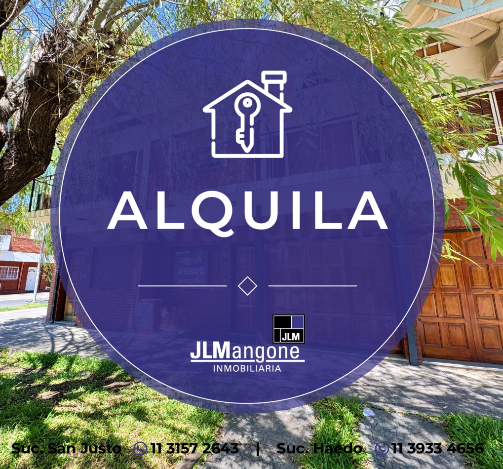 Duplex 4 ambientes con cochera y patio