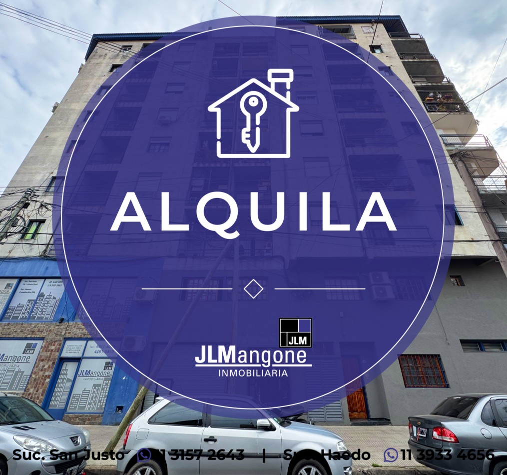 Departamento 1 ambiente con balcon