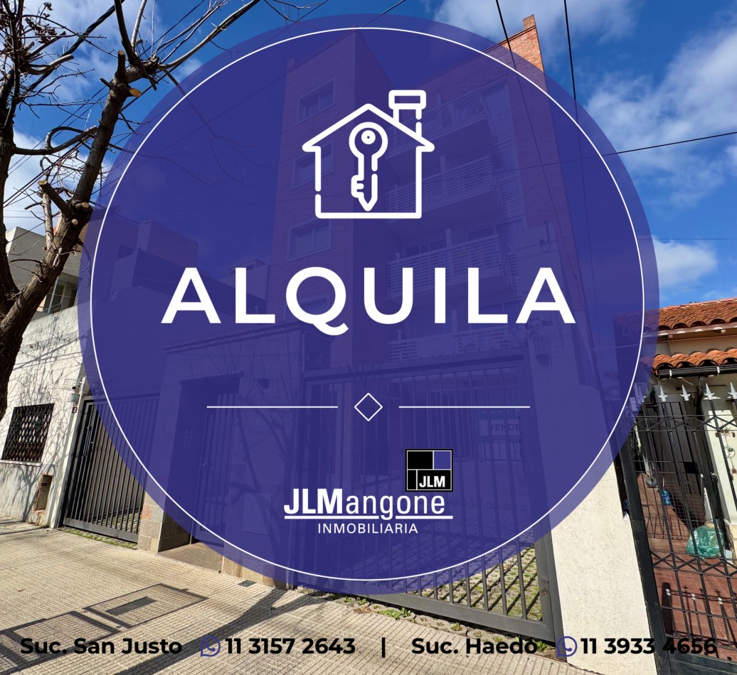 Departamento 1 ambiente con balcon