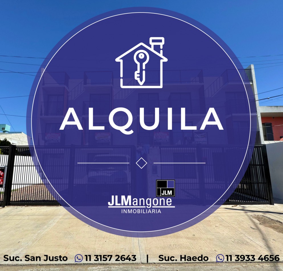 Departamento 2 ambientes con balcon, a estrenar