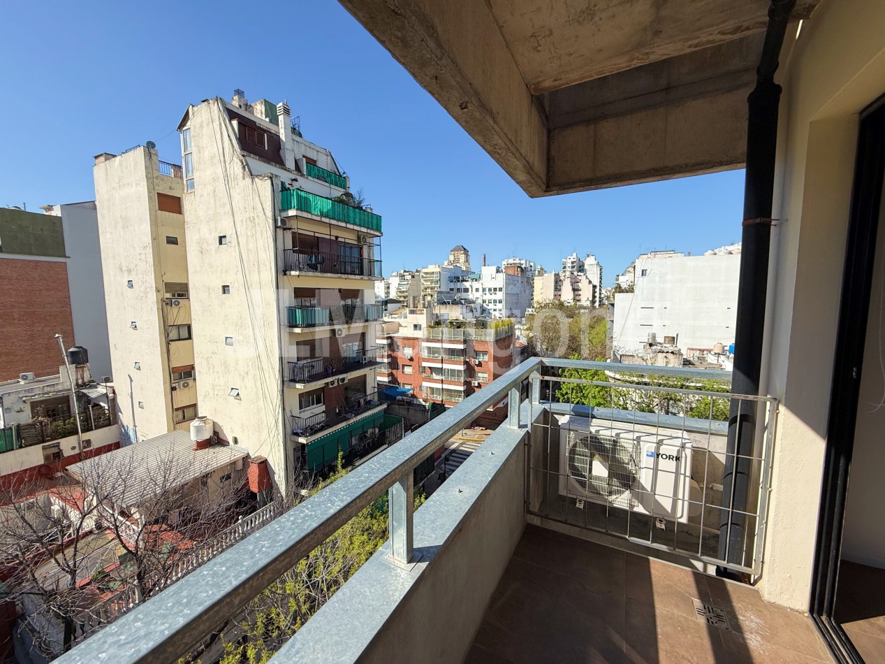 Departamento 1 ambiente con balcon y amenities