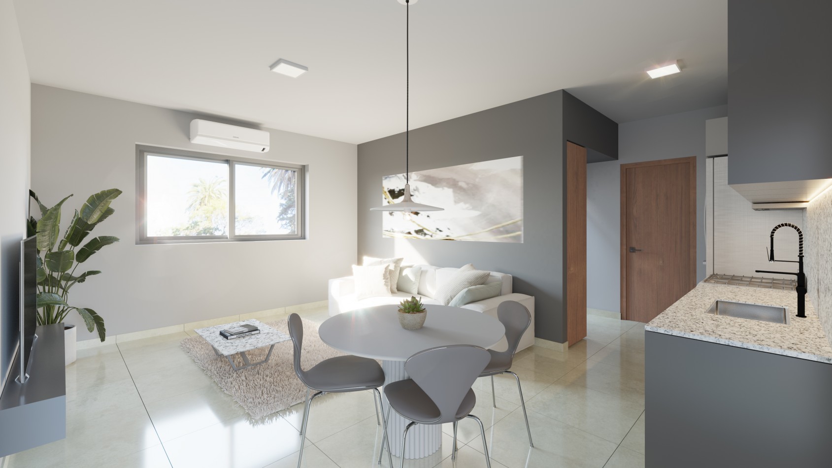 Departamentos 1 y 2 ambientes a estrenar