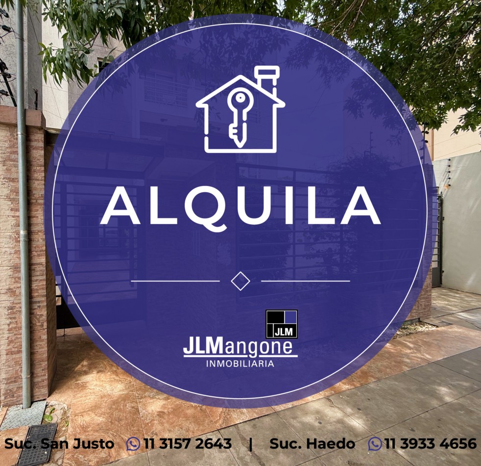 Departamento 1 ambiente Moron Centro