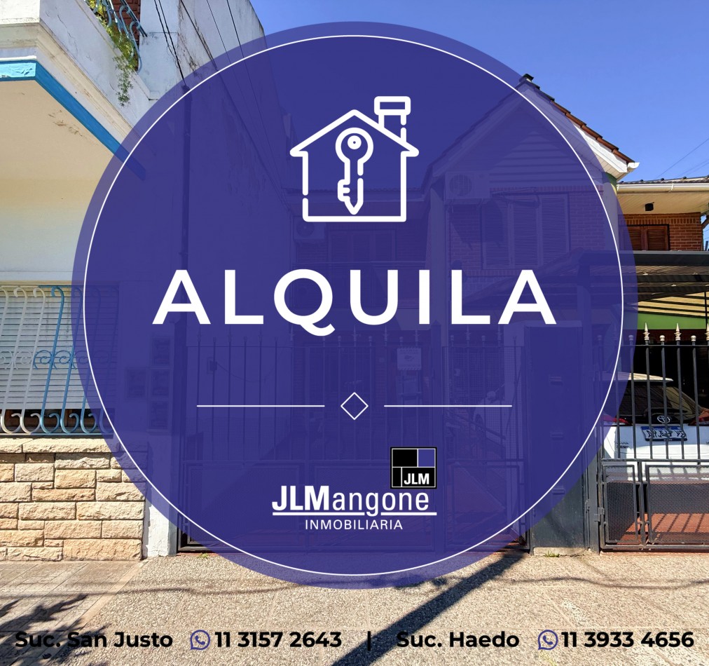 Duplex 3 ambientes con cochera y patio