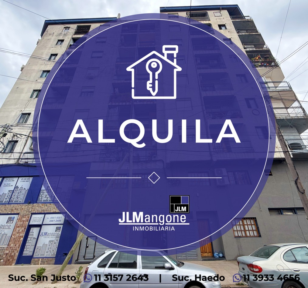 Departamento 2 ambientes con balcon, sobre Arieta