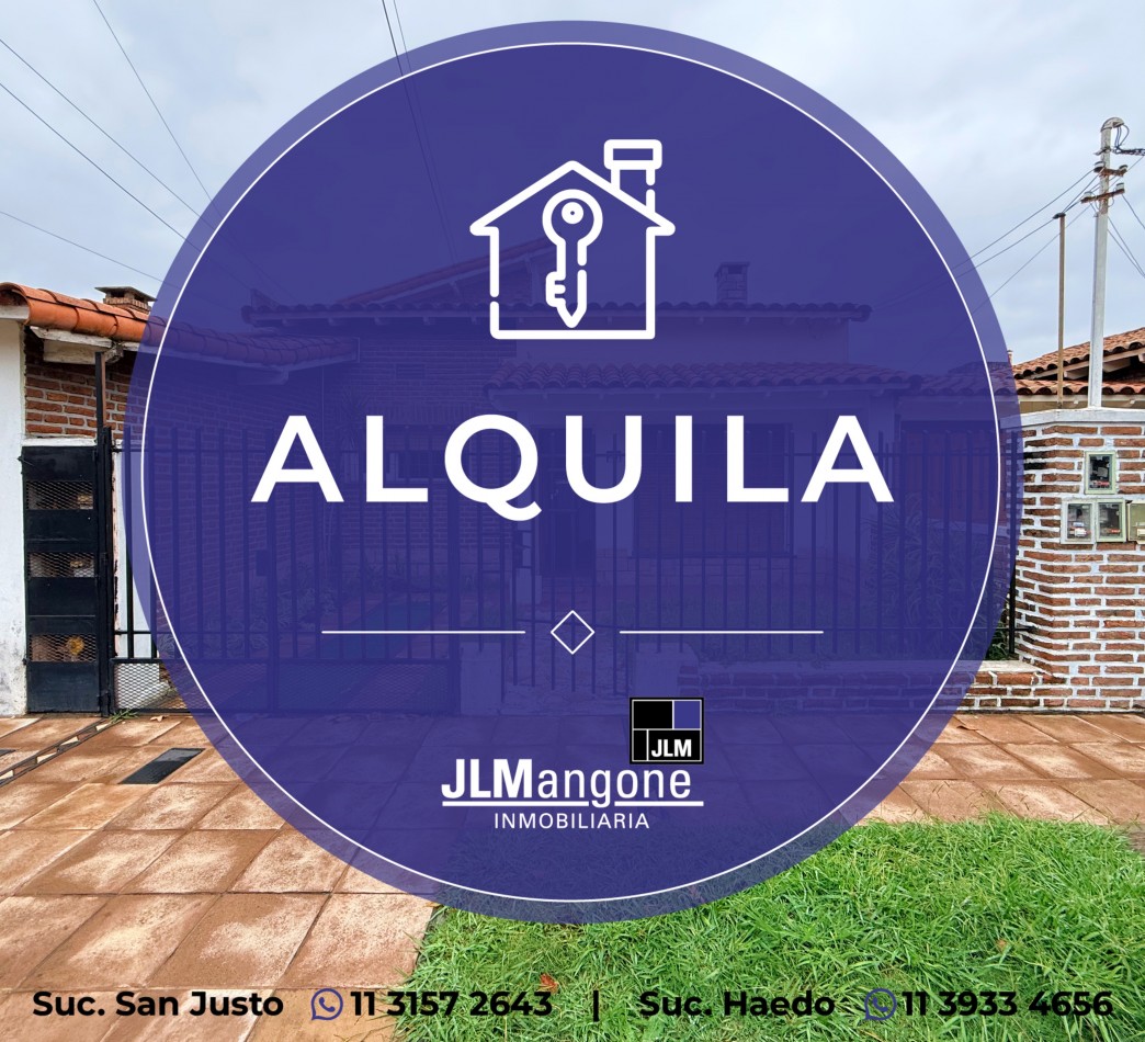 Casa 4 ambientes con cochera y patio