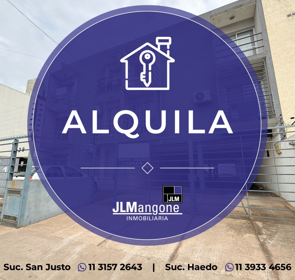Departamento 2 ambientes con balcon