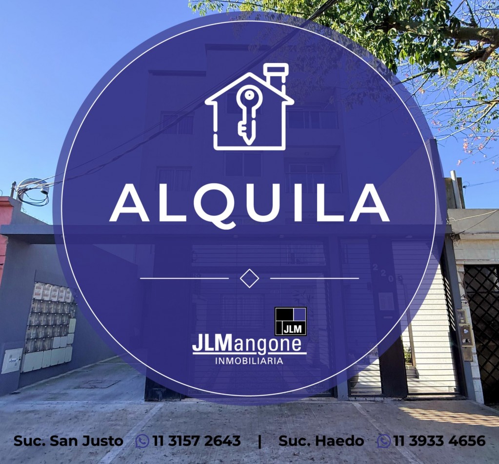 Departamento 1 amb con balcon