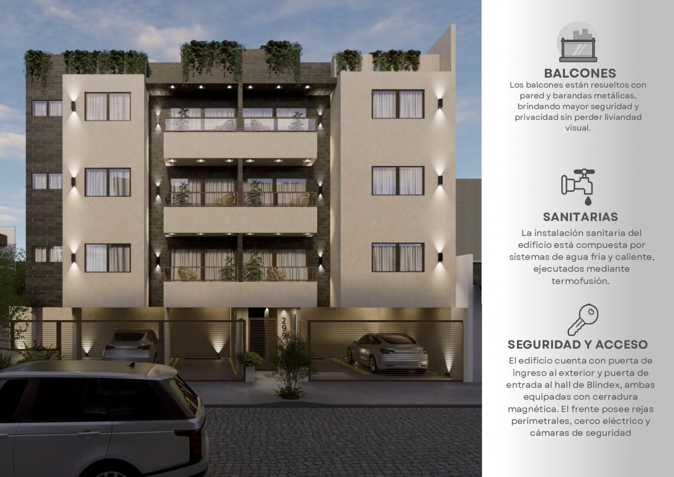 Departamentos 2 y 3 ambientes a estrenar