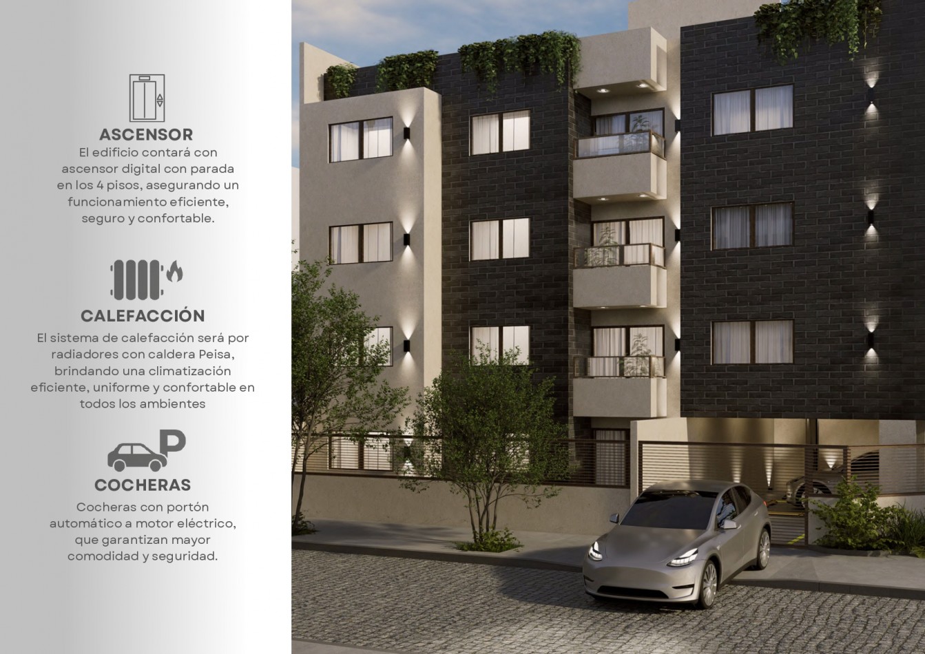 Departamentos 2 y 3 ambientes a estrenar