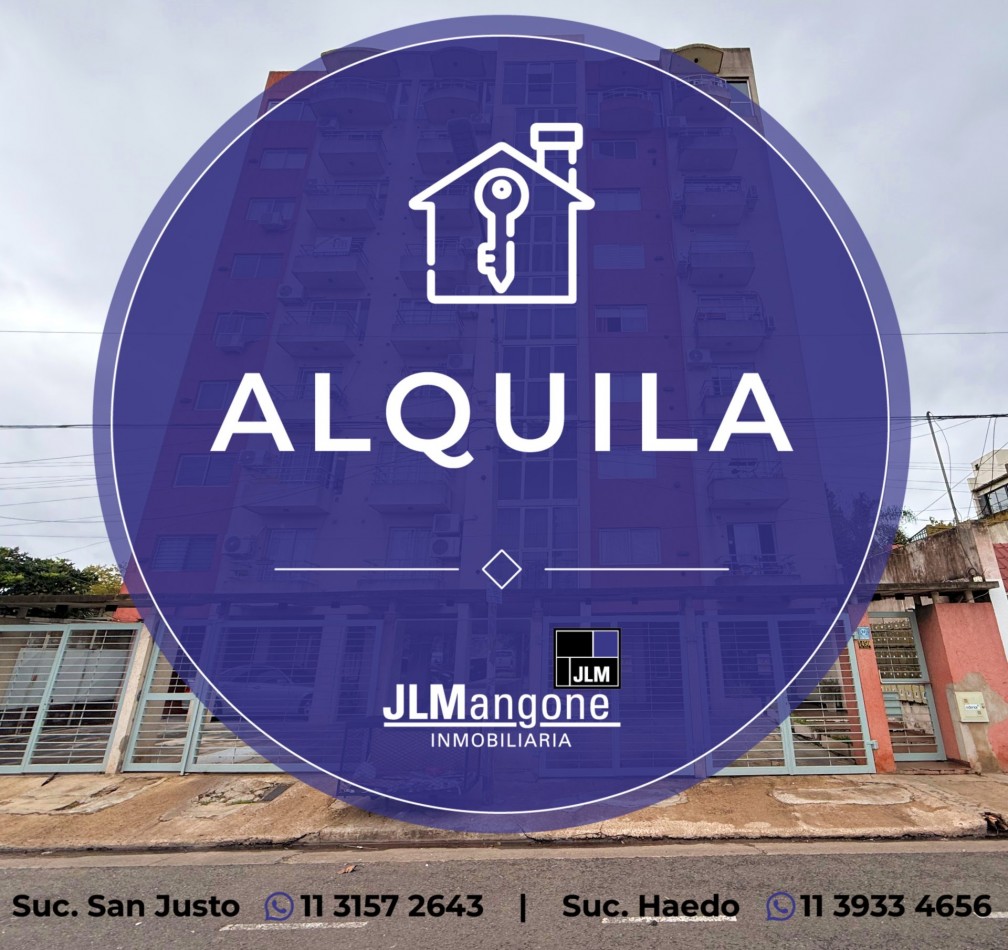 Departamento 2 ambientes con balcon