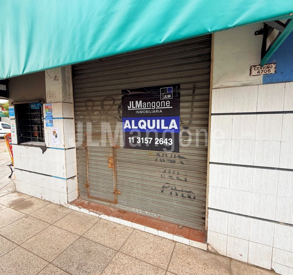 Local 40 m2 sobre Cerviño