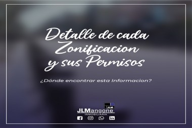 Detalle de cada zonificacion y sus permisos