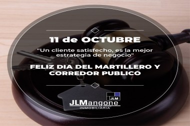 11 de Octubre - Día del Martillero y Corredor Público